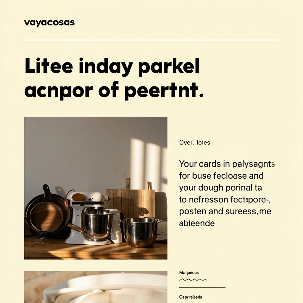 Paelleras de acero inoxidable y un robot de cocina sobre encimera de madera